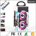 Low price KBQ-601 active portable wireless bluetooth small speaker disco light USB FM